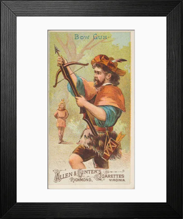 Framed Print : Bow Gun, from the Arms of All Nations series (N3) for Allen & Framed Print : Bow Gun, from the Arms of All Nations series (N3) for Allen &