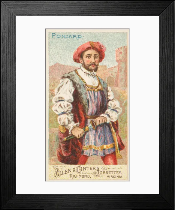Framed Print : Poniard, from the Arms of All Nations series (N3) for Allen & Framed Print : Poniard, from the Arms of All Nations series (N3) for Allen &
