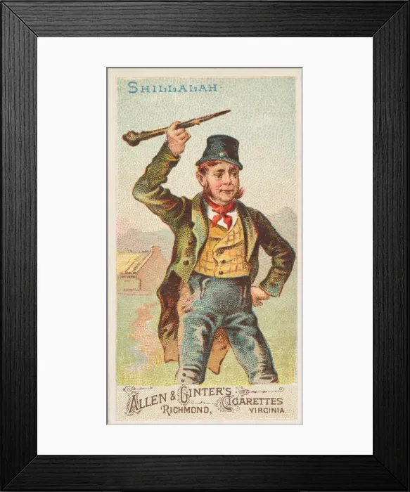 Framed Print : Shillalah, from the Arms of All Nations series (N3) for Allen & Framed Print : Shillalah, from the Arms of All Nations series (N3) for Allen &