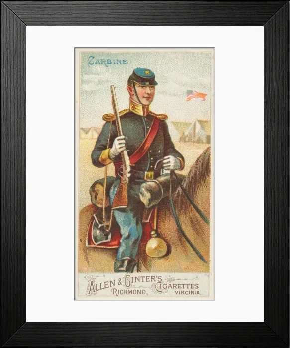 Framed Print : Carbine, from the Arms of All Nations series (N3) for Allen & Framed Print : Carbine, from the Arms of All Nations series (N3) for Allen &