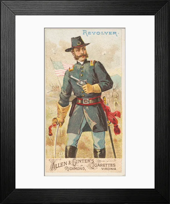 Framed Print : Revolver, from the Arms of All Nations series (N3) for Allen & Framed Print : Revolver, from the Arms of All Nations series (N3) for Allen &