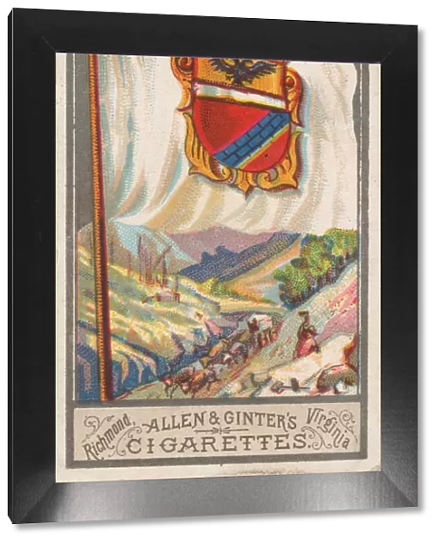 Carrara, from the City Flags series (N6) for Allen & Ginter Cigarettes Brands, 1887