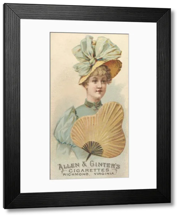 Framed Print : Plate 39, from the Fans of the Period series (N7) for Allen & Framed Print : Plate 39, from the Fans of the Period series (N7) for Allen &