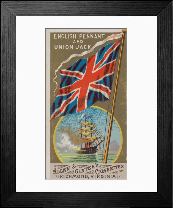 Framed Print : Royal Standard, Great Britain, from Flags of All Nations Framed Print : Royal Standard, Great Britain, from Flags of All Nations
