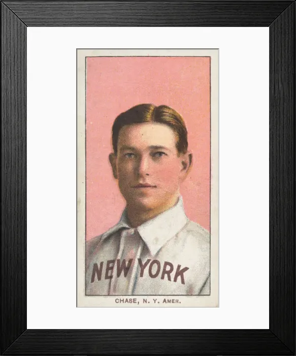 Framed Print : Chase, New York, American League, from the White Border series (T206) for the American Framed Print : Chase, New York, American League, from the White Border series (T206) for the American