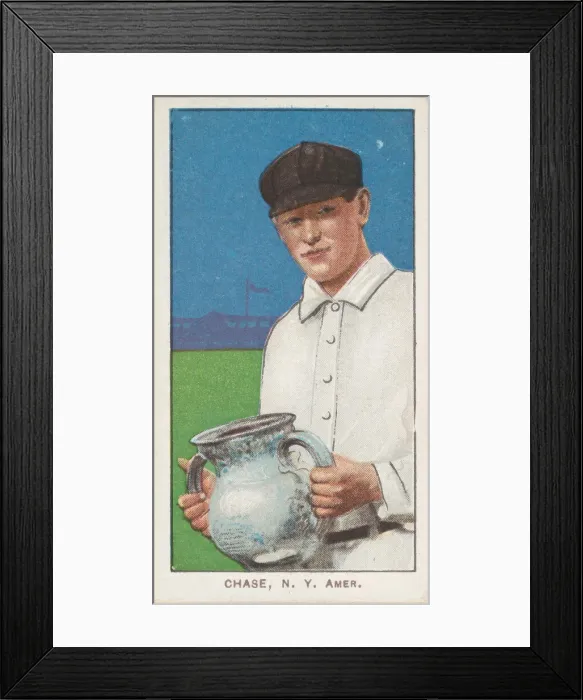 Framed Print : Chase, New York, American League, from the White Border series (T206) for the American Framed Print : Chase, New York, American League, from the White Border series (T206) for the American