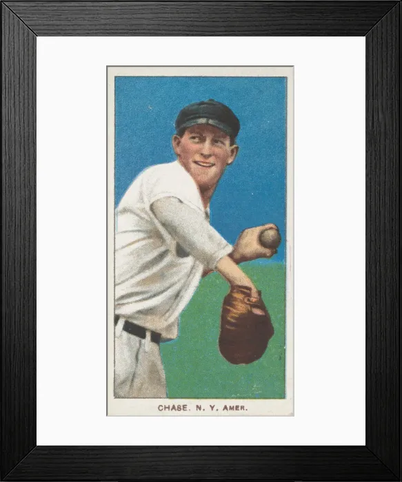 Framed Print : Chase, New York, American League, from the White Border series (T206) for the American Framed Print : Chase, New York, American League, from the White Border series (T206) for the American