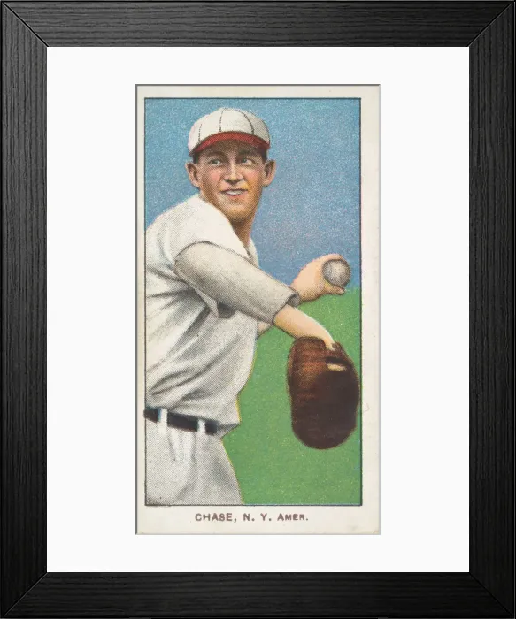 Framed Print : Chase, New York, American League, from the White Border series (T206) for the American Framed Print : Chase, New York, American League, from the White Border series (T206) for the American