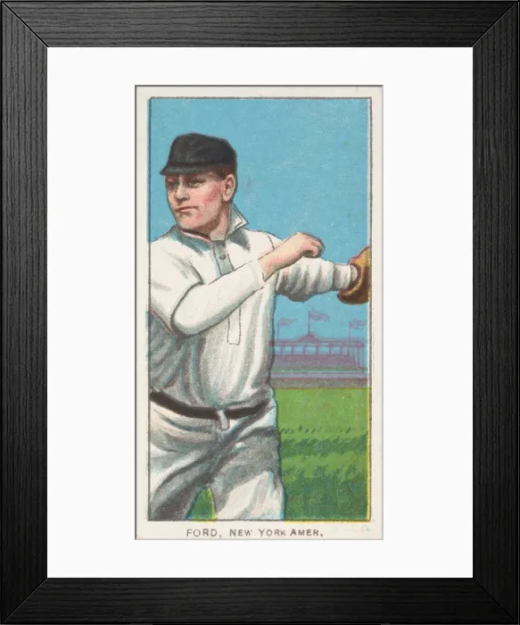 Framed Print : Ford, New York, American League, from the White Border series (T206) for the American T Framed Print : Ford, New York, American League, from the White Border series (T206) for the American T