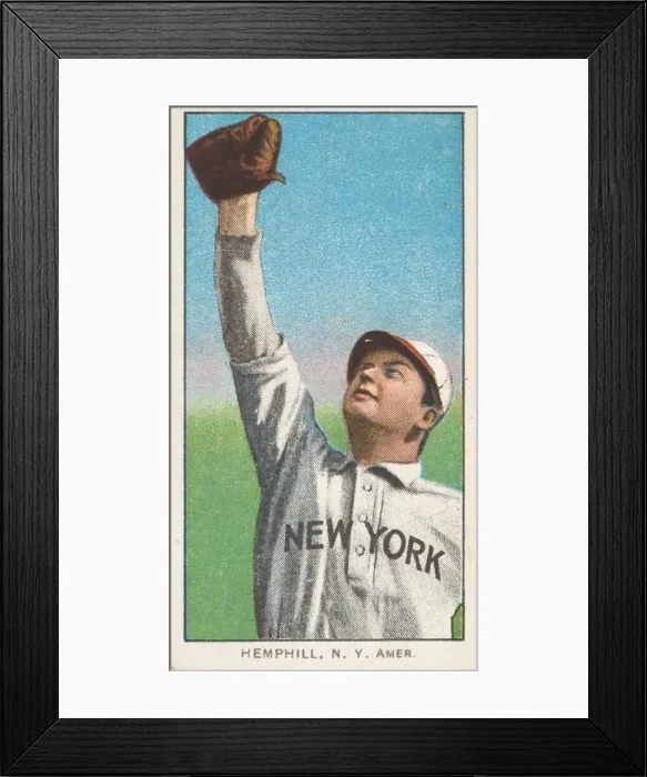 Framed Print : Hemphill, New York, American League, from the White Border series (T206) for the Americ Framed Print : Hemphill, New York, American League, from the White Border series (T206) for the Americ