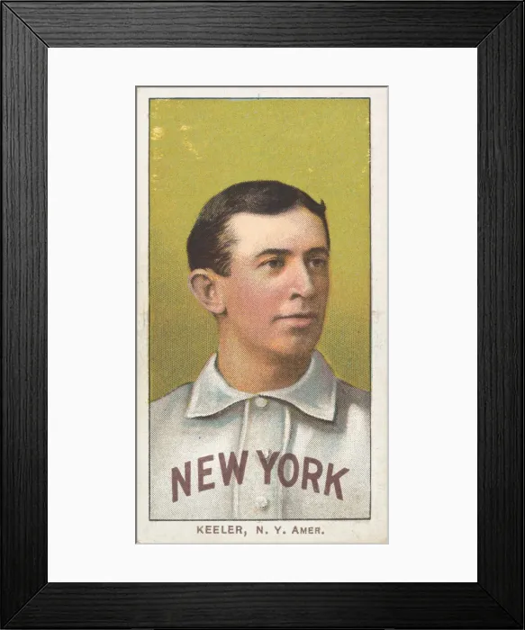 Framed Print : Keeler, New York, American League, from the White Border series (T206) for the American Framed Print : Keeler, New York, American League, from the White Border series (T206) for the American