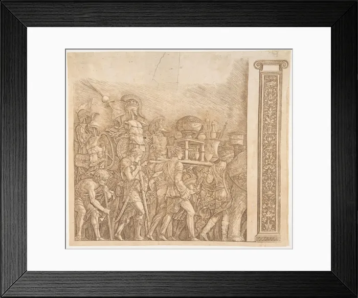 Framed Print : Triumph of Caesar: The Corselet Bearers, ca. 1490. Creator: Unknown Framed Print : Triumph of Caesar: The Corselet Bearers, ca. 1490. Creator: Unknown