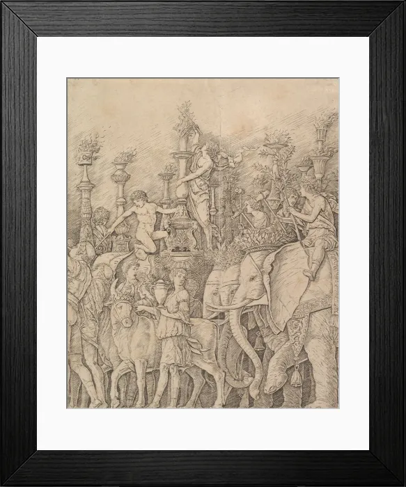 Framed Print : The Triumph of Caesar: The Elephants, ca. 1484-92. Creator: Unknown Framed Print : The Triumph of Caesar: The Elephants, ca. 1484-92. Creator: Unknown