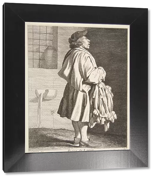Rabbit Pelt Peddler, 1737. Creator: Caylus, Anne-Claude-Philippe de
