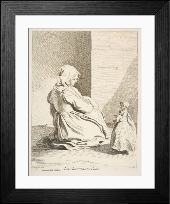 Framed Print : The Charming Doll, 1742. Creator: Caylus, Anne-Claude-Philippe de Framed Print : The Charming Doll, 1742. Creator: Caylus, Anne-Claude-Philippe de