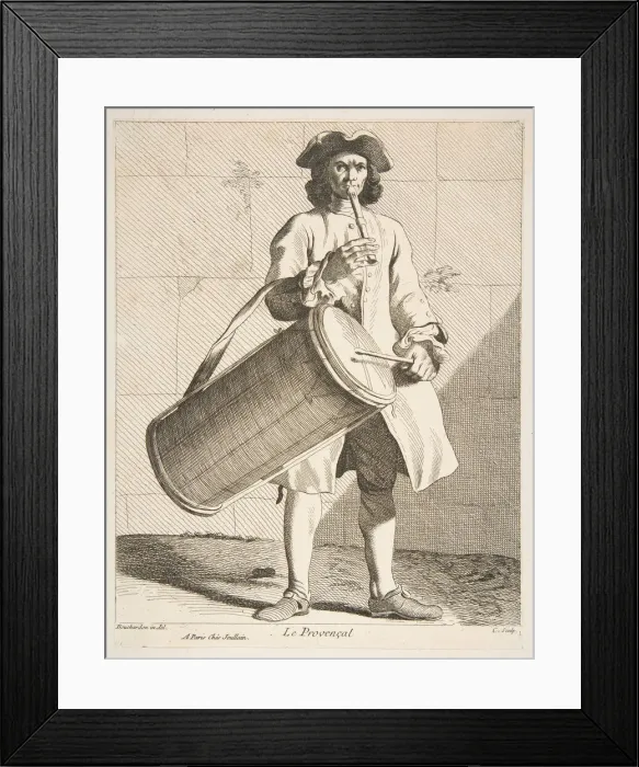 Framed Print : A Man From Provence, 1737. Creator: Caylus, Anne-Claude-Philippe de Framed Print : A Man From Provence, 1737. Creator: Caylus, Anne-Claude-Philippe de