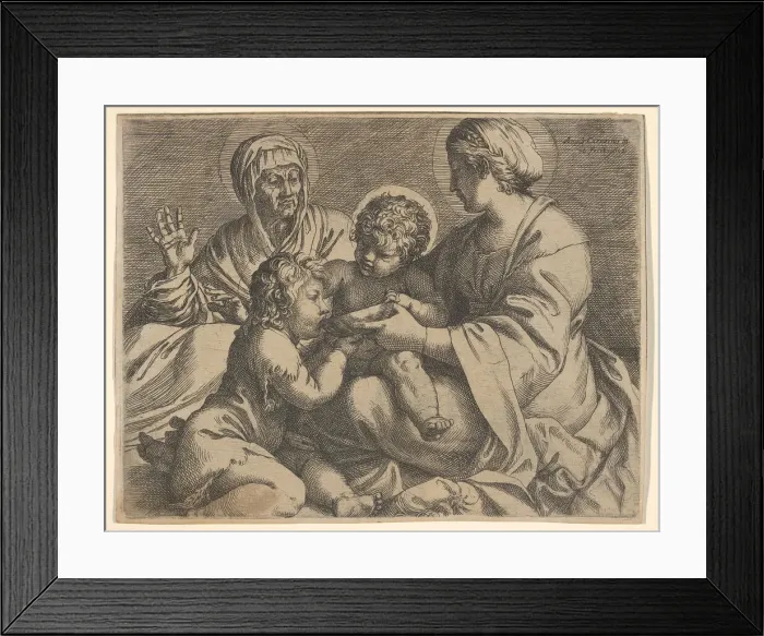 Framed Print : Madonna and Child with Saints Elizabeth and John the Baptist (Madonna della Scodella) Framed Print : Madonna and Child with Saints Elizabeth and John the Baptist (Madonna della Scodella)