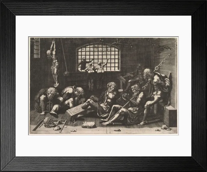 Framed Print : The Prison. n. d. Creator: Unknown Framed Print : The Prison. n. d. Creator: Unknown