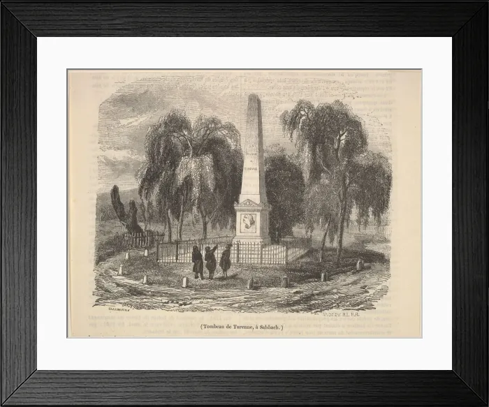 Framed Print : Tombeau de Turenne aSalsbach, 1835-78. Creator: Unknown Framed Print : Tombeau de Turenne aSalsbach, 1835-78. Creator: Unknown