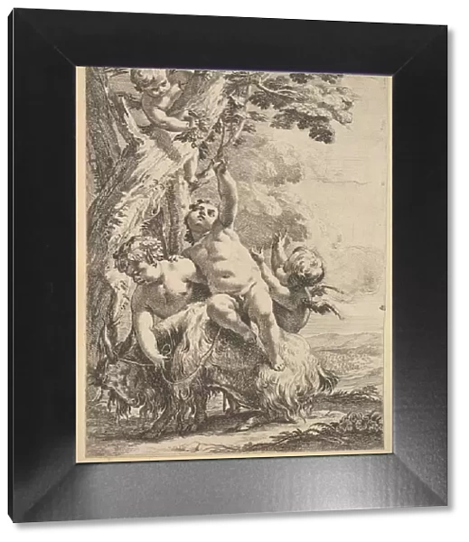 Drunken Bacchantes and Putti, 18th century. Creator: Unknown