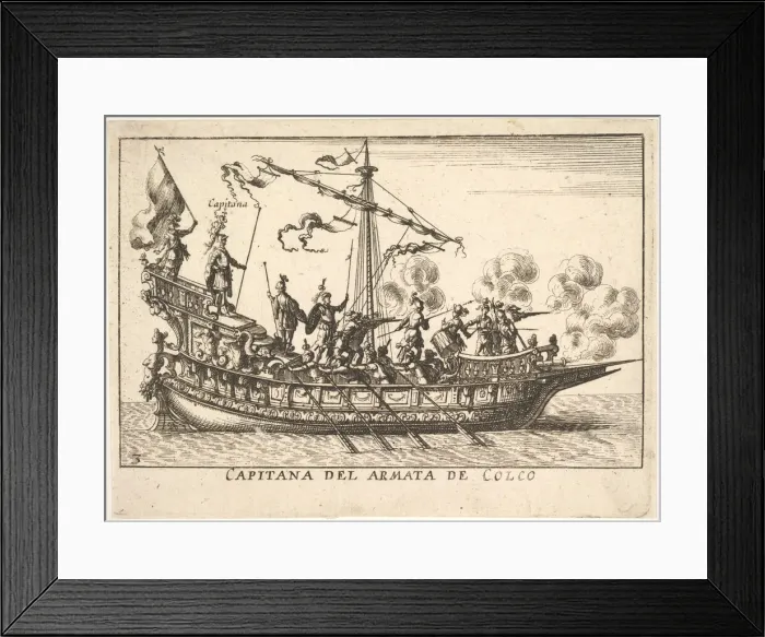 Framed Print : Plate 3: Captain of the army of Chalchis (Capitana del armata de Colco) Framed Print : Plate 3: Captain of the army of Chalchis (Capitana del armata de Colco)