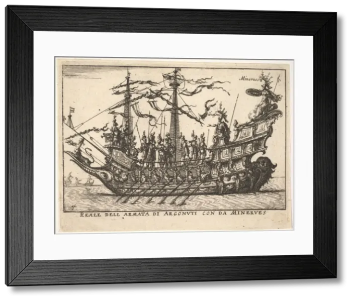 Framed Print : The Argonauts led by Minerva (Reale dell armata di Argonuti con da Minerves) Framed Print : The Argonauts led by Minerva (Reale dell armata di Argonuti con da Minerves)