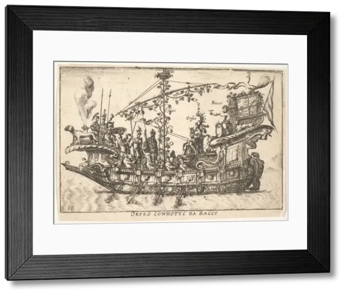 Framed Print : Plate 18: Orpheus led by Bacchus (Orfeo condotto da Bacco) Framed Print : Plate 18: Orpheus led by Bacchus (Orfeo condotto da Bacco)