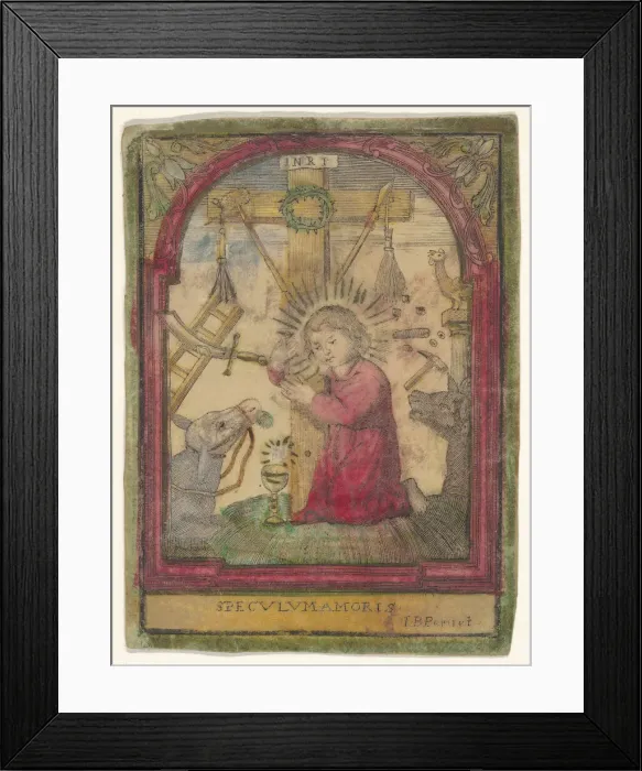 Framed Print : Christ Child with Instruments of the Passion, ca. 1550-1650. Creator: Unknown Framed Print : Christ Child with Instruments of the Passion, ca. 1550-1650. Creator: Unknown