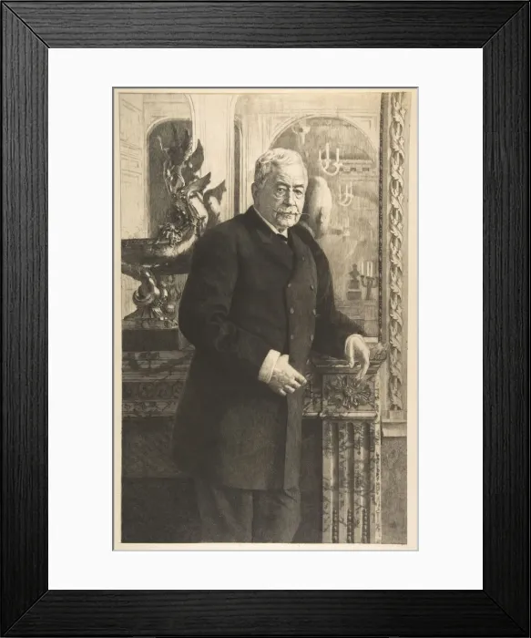 Framed Print : Portrait of Ferdinand Lesseps, 1850-1914. Creator: Unknown Framed Print : Portrait of Ferdinand Lesseps, 1850-1914. Creator: Unknown