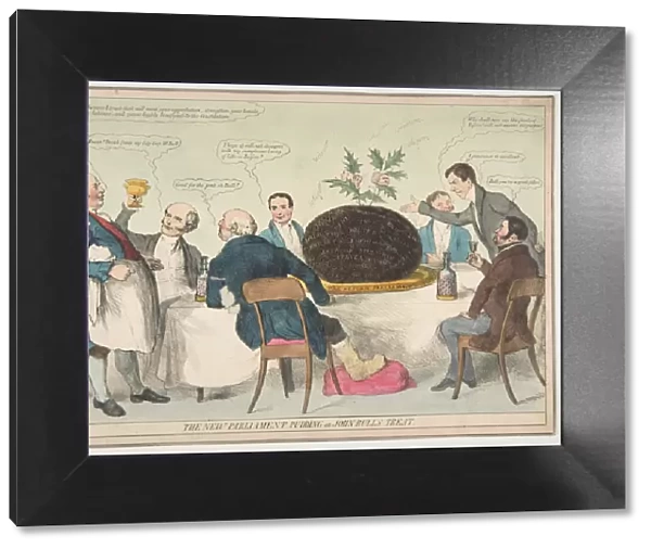 The New Parliament Pudding or John Bulls Treat, ca. 1832. Creator: Unknown