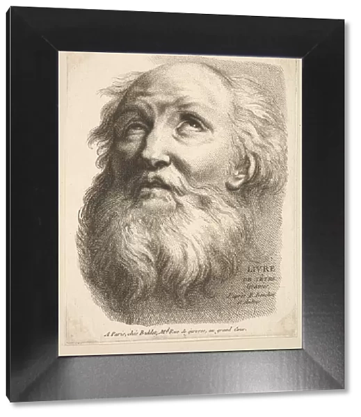 Frontispiece: Head of a Bearded Man, from 'Livre de Tetes Gravé