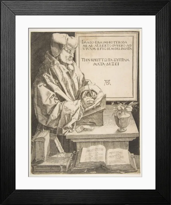 Framed Print : Erasmus of Rotterdam (copy). n. d. Creator: Unknown Framed Print : Erasmus of Rotterdam (copy). n. d. Creator: Unknown