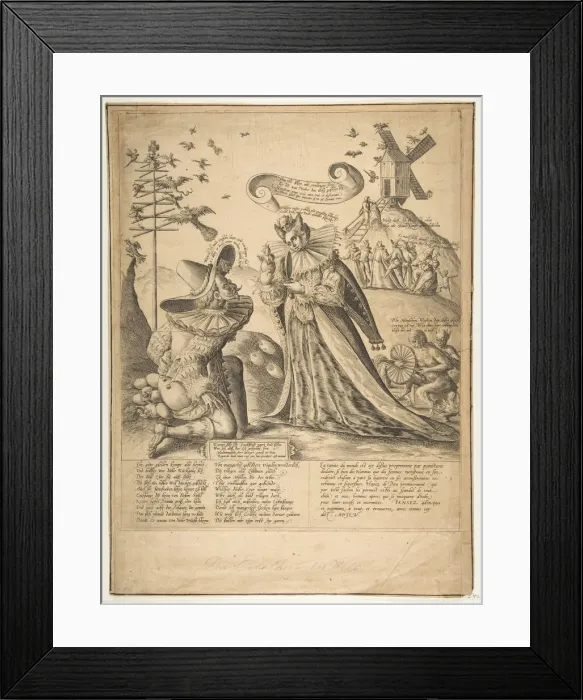 Framed Print : Allegory on Vanity. Creator: Unknown Framed Print : Allegory on Vanity. Creator: Unknown