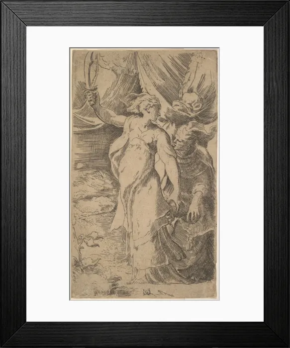 Framed Print : Judith, 16th century. Creator: Unknown Framed Print : Judith, 16th century. Creator: Unknown