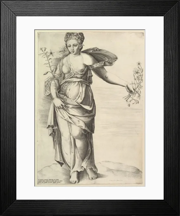 Framed Print : Flora, ca. 1560-70. Creator: Unknown