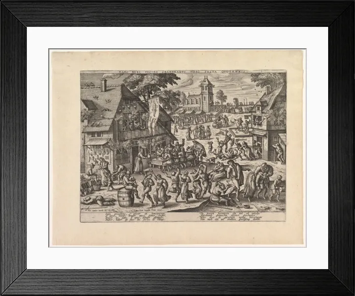 Framed Print : St. Sebastians Fair. Creator: Unknown Framed Print : St. Sebastians Fair. Creator: Unknown