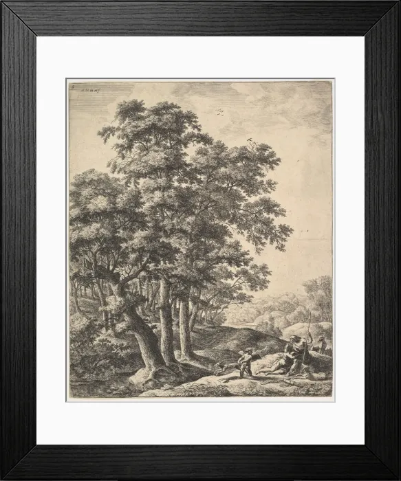 Framed Print : Venus and Adonis. Creator: Anthonie Waterloo Framed Print : Venus and Adonis. Creator: Anthonie Waterloo