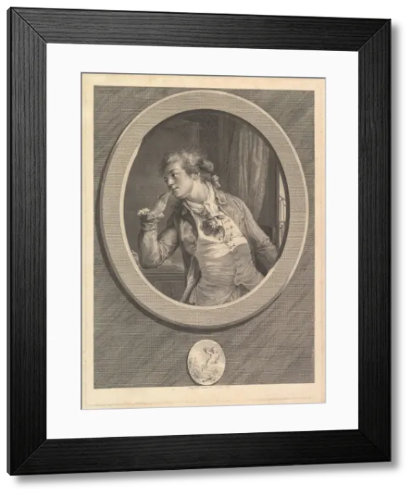 Framed Print : Comptez sur Mes Serments (Count On My Oaths), 1789. Creator: Augustin de Saint-Aubin Framed Print : Comptez sur Mes Serments (Count On My Oaths), 1789. Creator: Augustin de Saint-Aubin