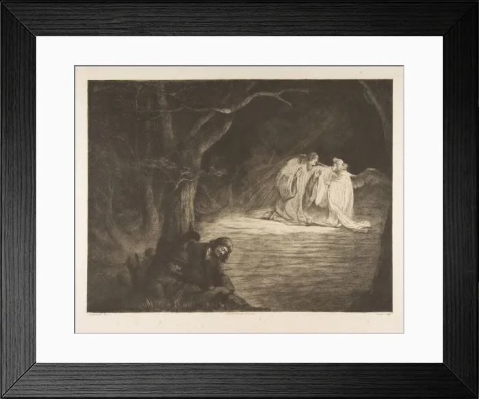 Framed Print : Christ on the Mount of Olives, late 18th-early 19th century. Creator: Vivant Denon Framed Print : Christ on the Mount of Olives, late 18th-early 19th century. Creator: Vivant Denon