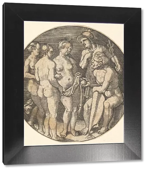 Judgment of Paris (copy), 16th century. Creators: Barthel Beham, Jacob Binck