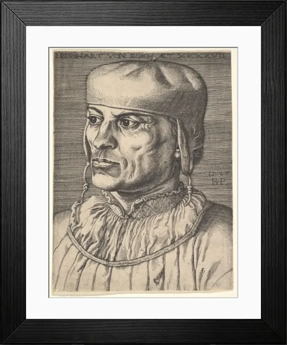 Framed Print : Leonhart von Eck, 1527. Creator: Barthel Beham Framed Print : Leonhart von Eck, 1527. Creator: Barthel Beham