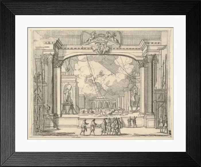 Framed Print : Francesco I d Este Orders Fete Decorations, from L Idea di un Principe ed Eroe Framed Print : Francesco I d Este Orders Fete Decorations, from L Idea di un Principe ed Eroe