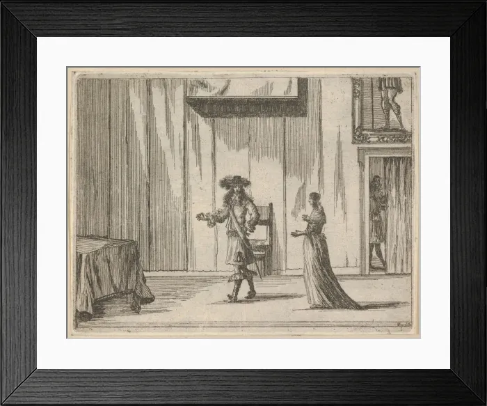 Framed Print : Francesco I d Este Speaks About his Victories with an Honest Comportment Framed Print : Francesco I d Este Speaks About his Victories with an Honest Comportment