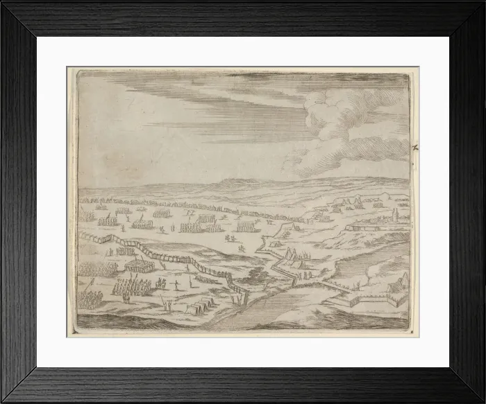 Framed Print : Francesco I d Este Approches the Camp of the Enemy Under the Pretext of Battle Framed Print : Francesco I d Este Approches the Camp of the Enemy Under the Pretext of Battle