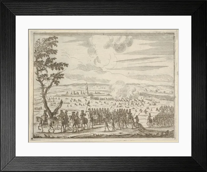 Framed Print : Francesco d Este Leads the French Army After the Difficult Resolution of Cremona without Framed Print : Francesco d Este Leads the French Army After the Difficult Resolution of Cremona without