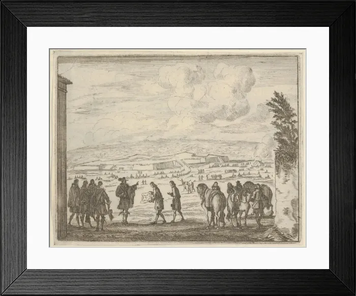 Framed Print : Francesco I d Este Builds the Fortresses of Modena for the Security of his People Framed Print : Francesco I d Este Builds the Fortresses of Modena for the Security of his People