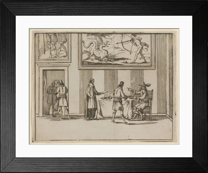 Framed Print : Francesco I d Este Instructing for Alms to be Given to the Poor Framed Print : Francesco I d Este Instructing for Alms to be Given to the Poor