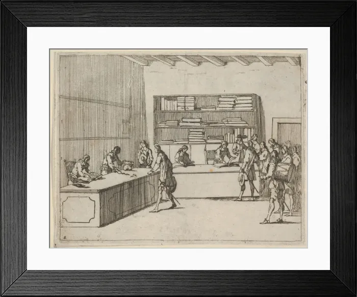 Framed Print : Soldiers Enlisting to Defend the Faith agains the Turks Framed Print : Soldiers Enlisting to Defend the Faith agains the Turks