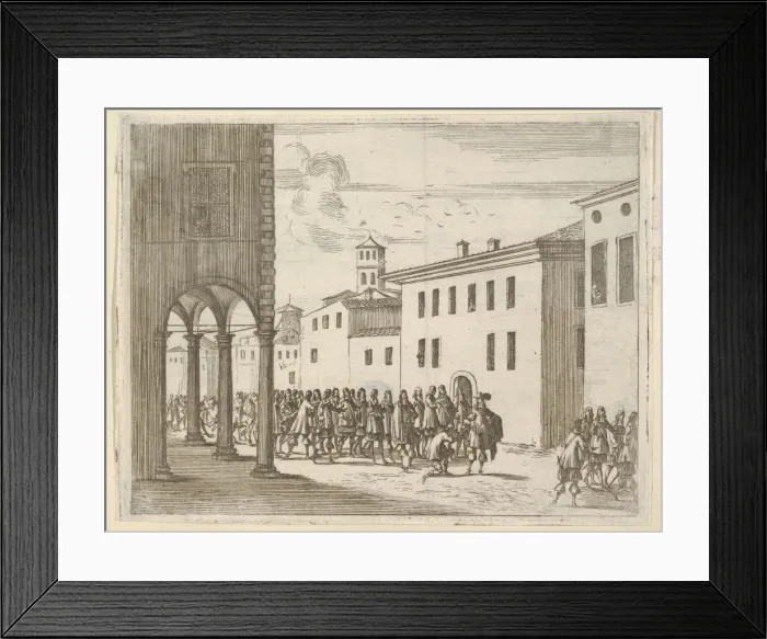 Framed Print : Francesco I d Este Receiving the Affection of the People Framed Print : Francesco I d Este Receiving the Affection of the People