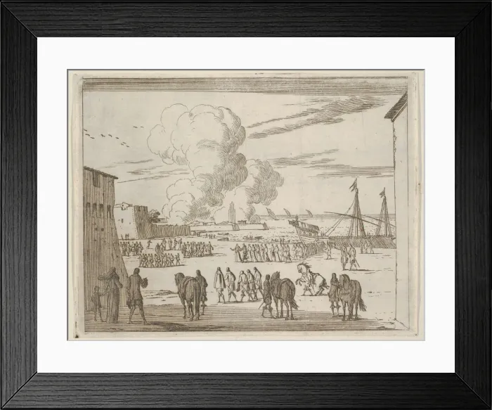 Framed Print : Francesco I d Este Makes an Effort to Save his Crown by Allying Himself with